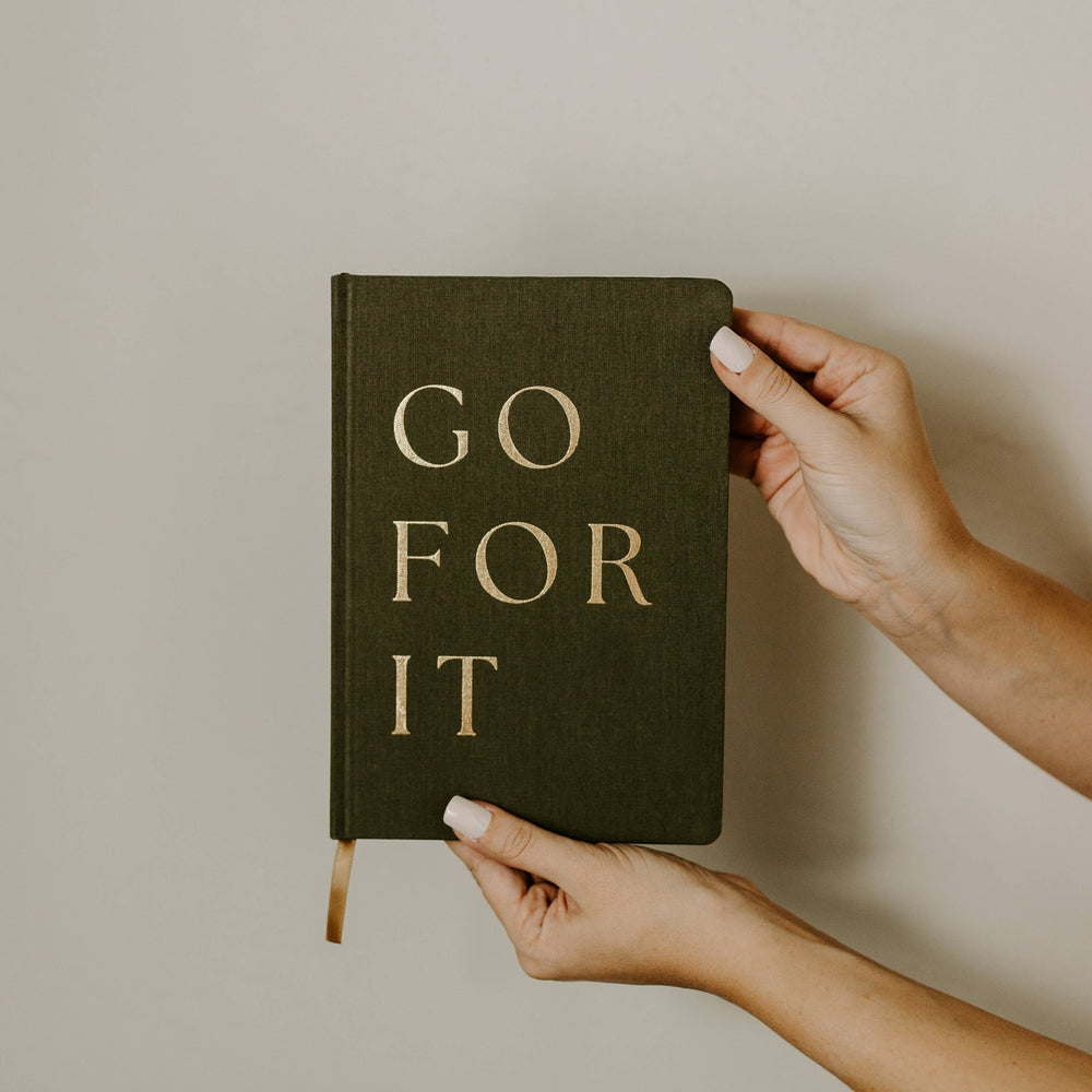Go For It Fabric Journal - Home Decor & Gifts - Modish Maven Boutique