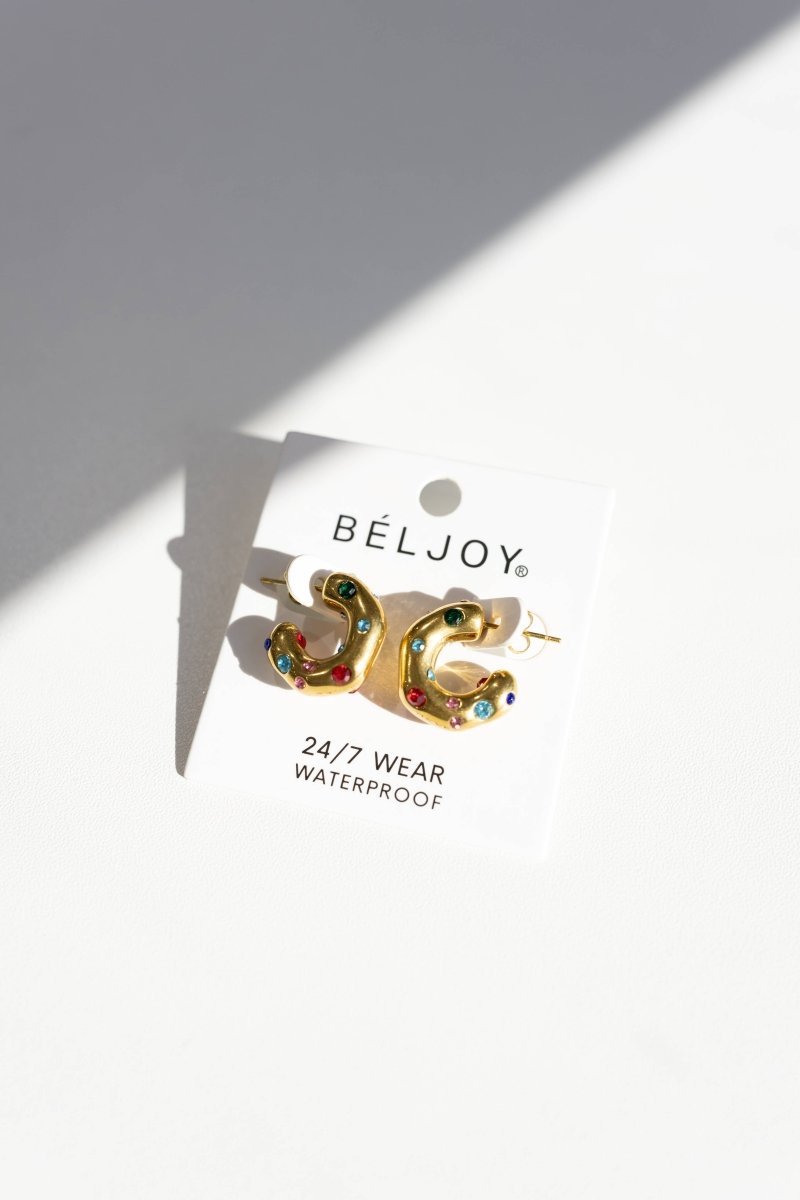 Ebby Hoop Earrings | Colorful - Modish Maven Boutique