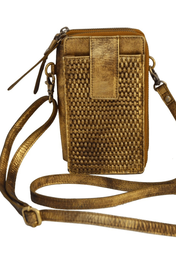 Ella Washed Leather Crossbody Wallet - Modish Maven Boutique