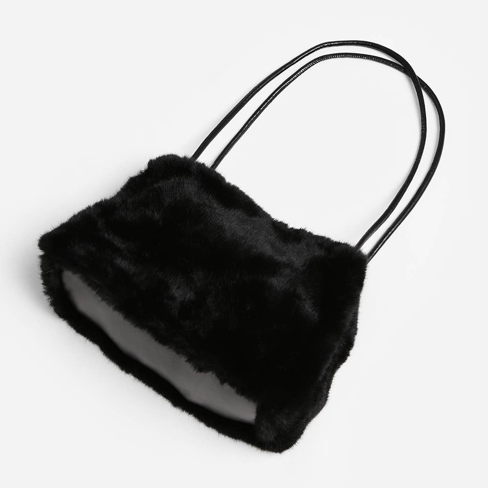 Faux Fur Mini Handbag - Modish Maven Boutique