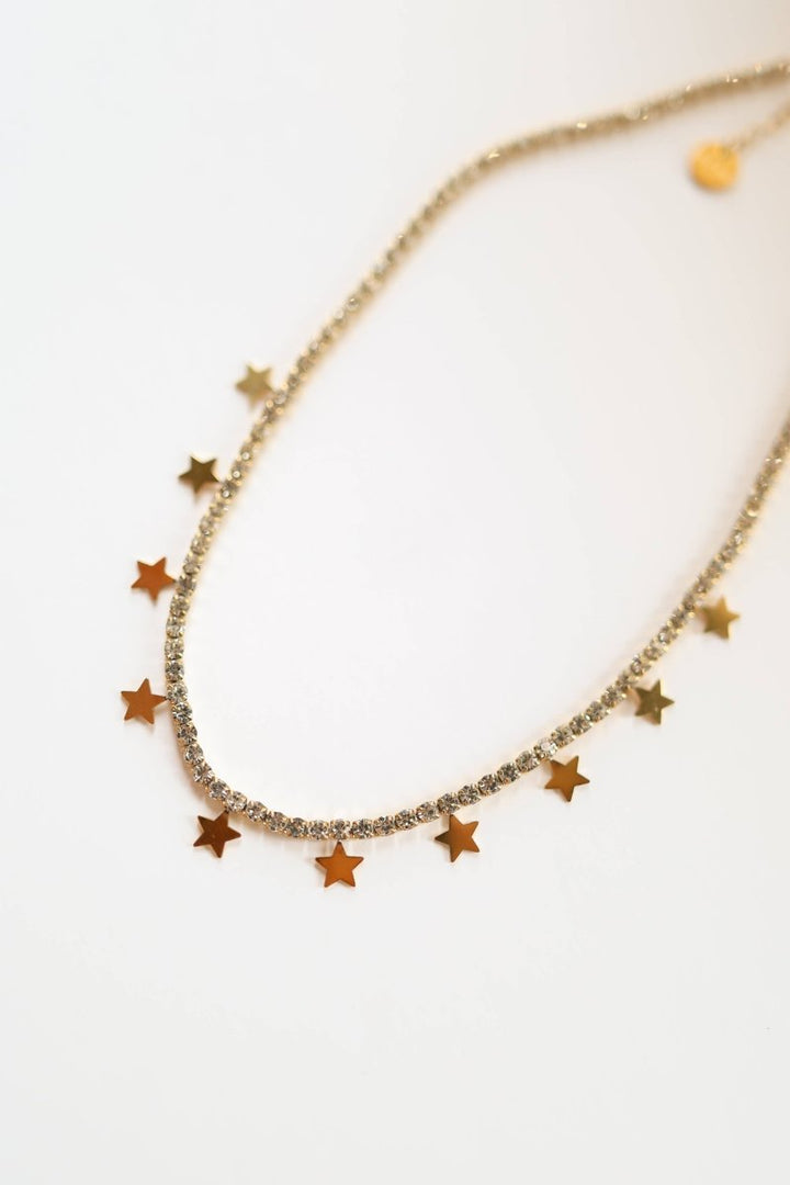 Julietta Star Charm Tennis Necklace - Modish Maven Boutique
