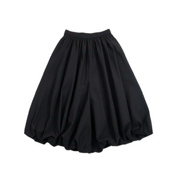 Bubble Hem Midi Skirt