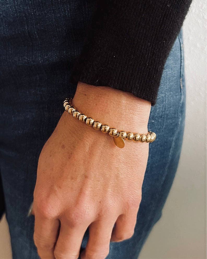 Billy Gold Bead Bracelet - Modish Maven Boutique