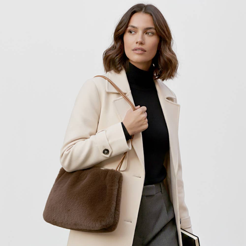 Faux Fur Mini Handbag - Modish Maven Boutique