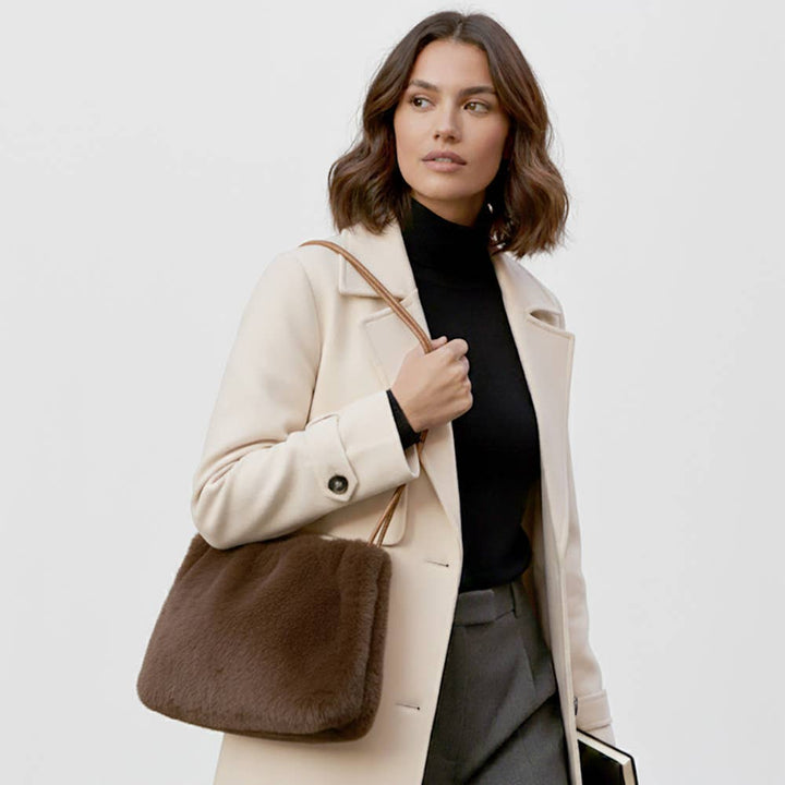 Faux Fur Mini Handbag - Modish Maven Boutique