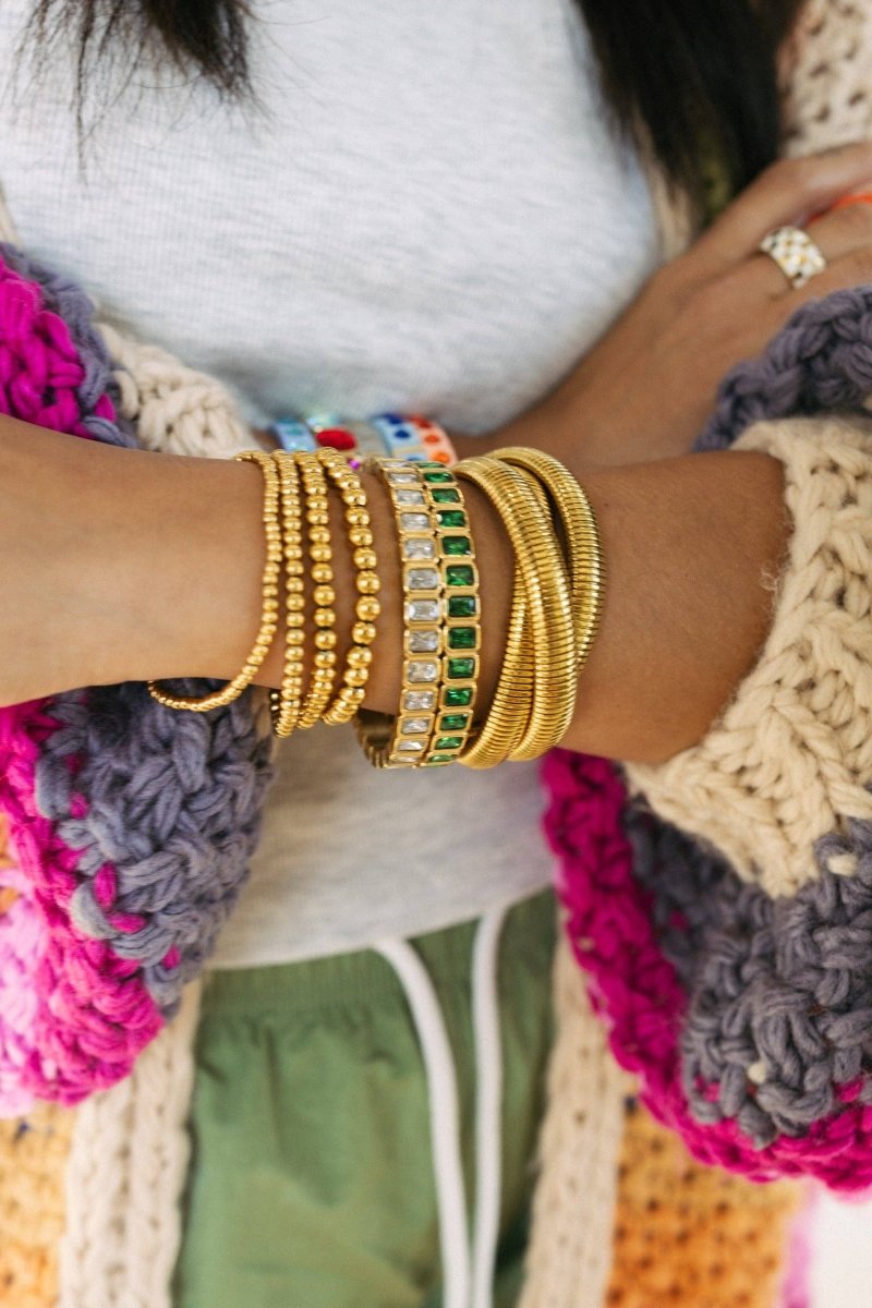 Billy Gold Bead Bracelet - Modish Maven Boutique