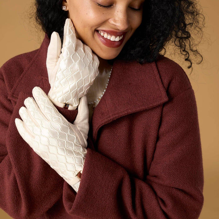 Crinkle Wave Touchscreen Gloves - Modish Maven Boutique