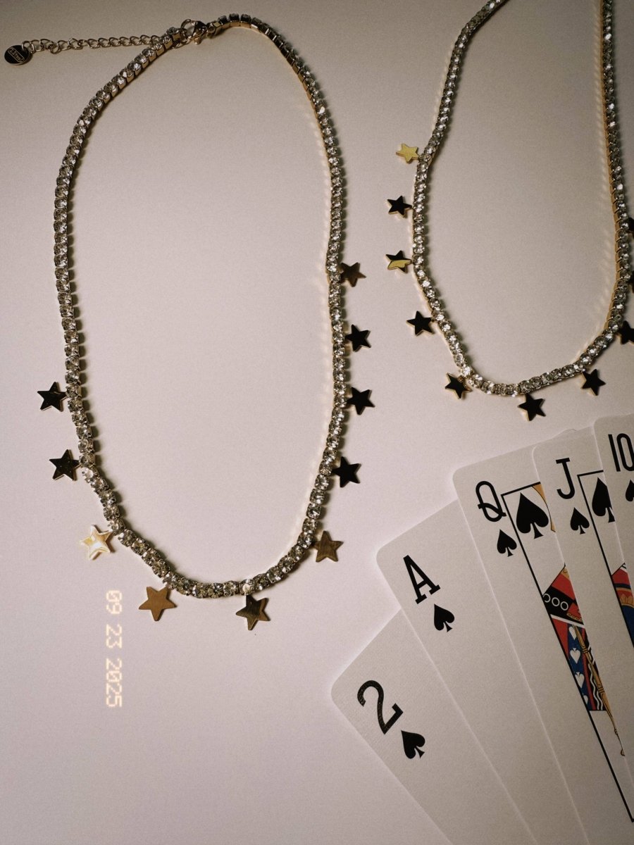 Julietta Star Charm Tennis Necklace - Modish Maven Boutique