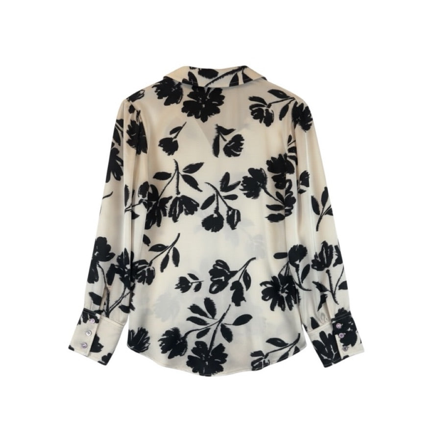 Floral Button Down Blouse