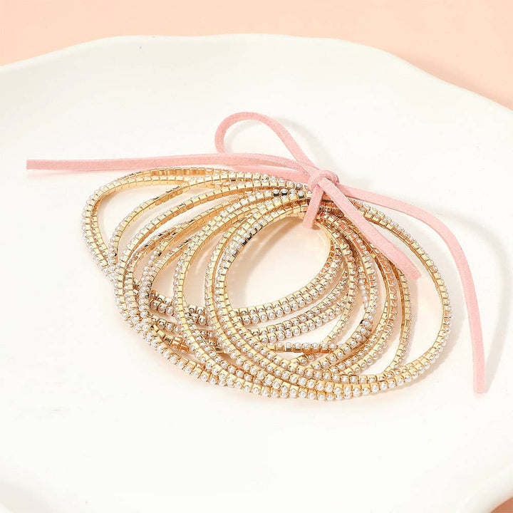 Layered Stretch Bracelets Set