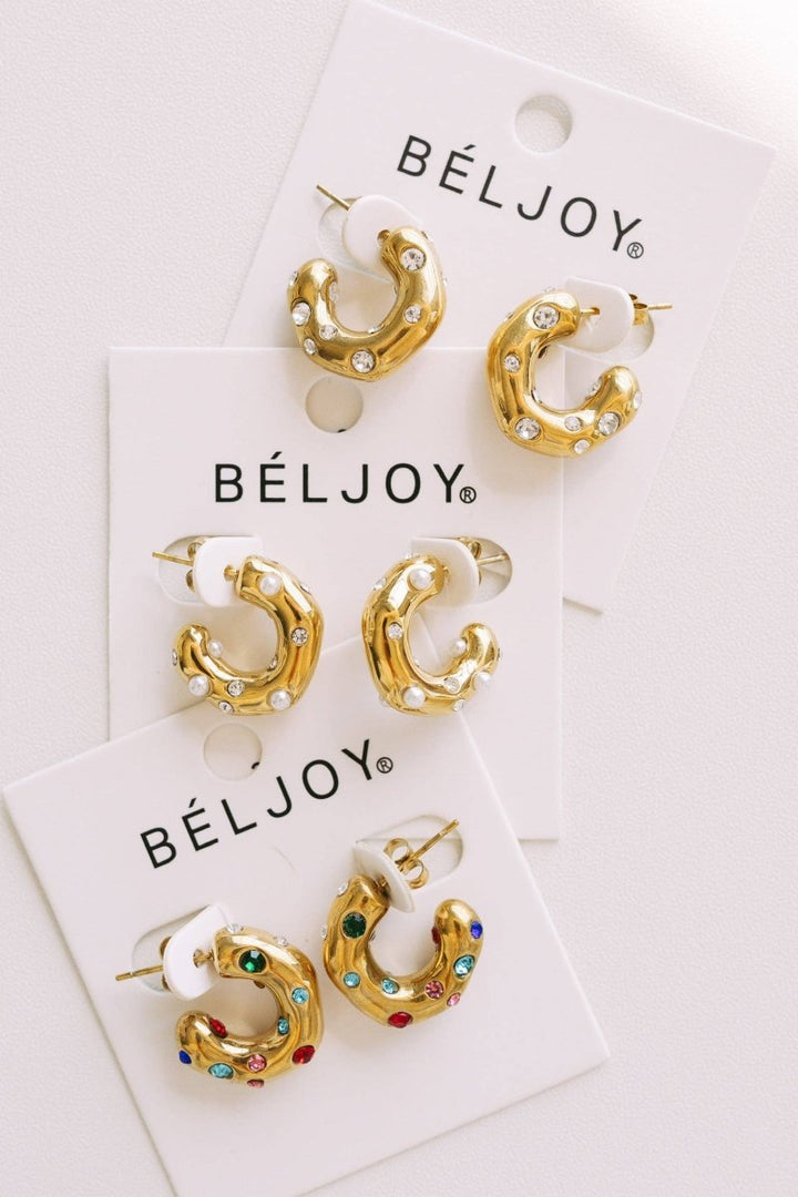 Ebby Hoop Earrings | Colorful - Modish Maven Boutique