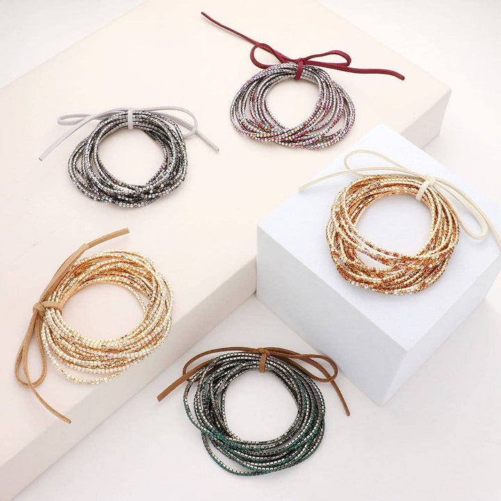Layered Stretch Bracelets Set