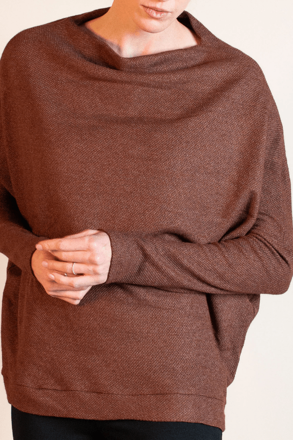 Afia Funnel Neck Top - Modish Maven Boutique