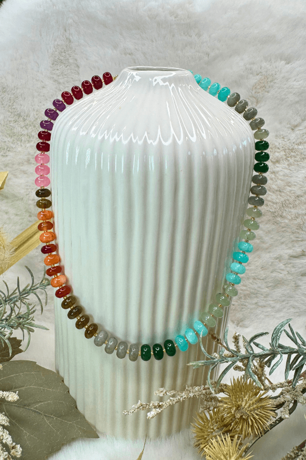 Candy Crush Beaded Necklace - Modish Maven Boutique
