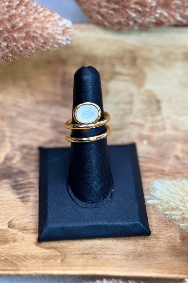 Gold Opal Wrap Statement Ring - Modish Maven Boutique