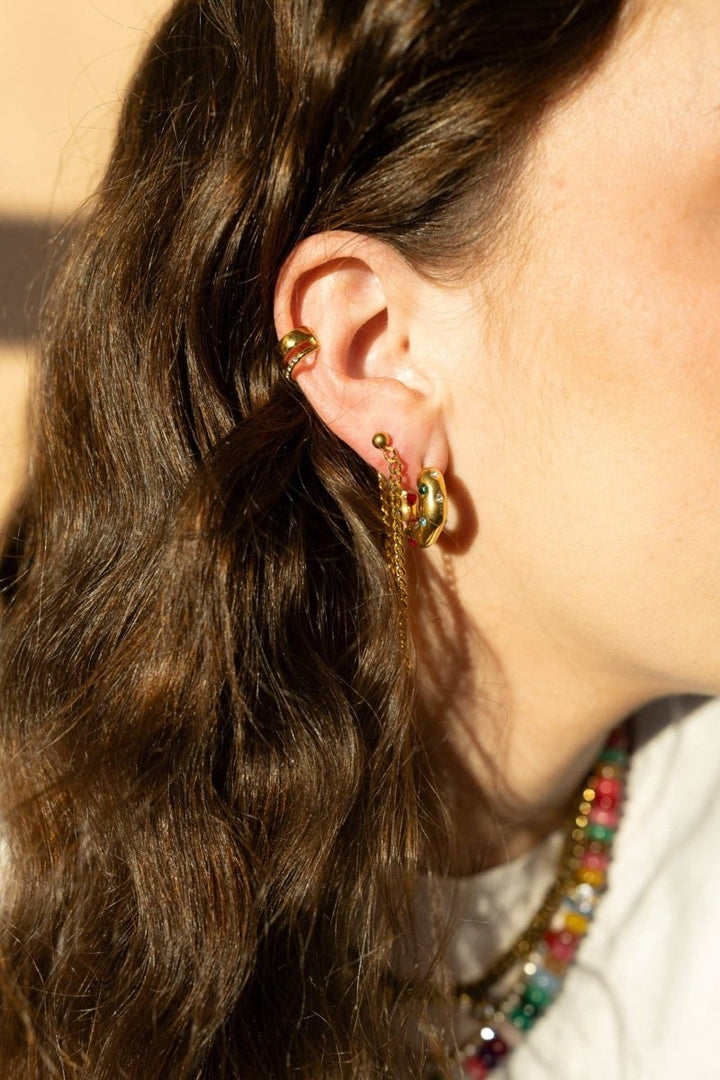 Ebby Hoop Earrings | Colorful - Modish Maven Boutique