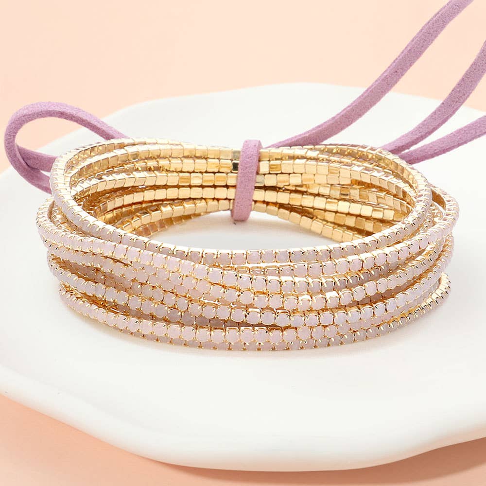 Layered Stretch Bracelets Set