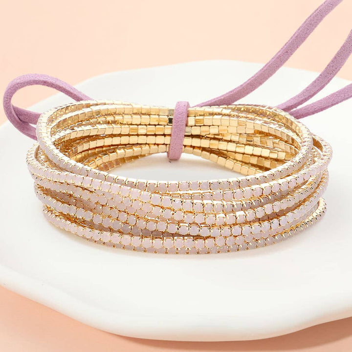 Layered Stretch Bracelets Set