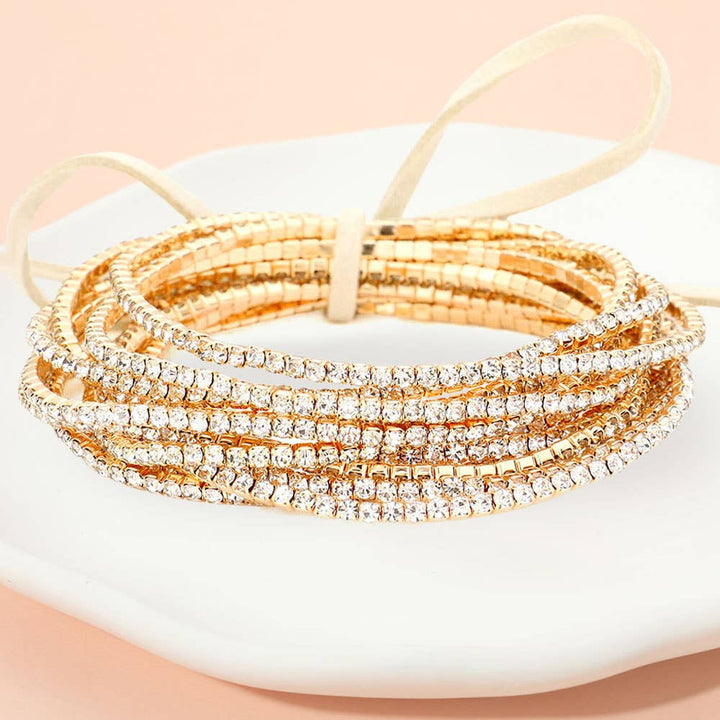 Layered Stretch Bracelets Set