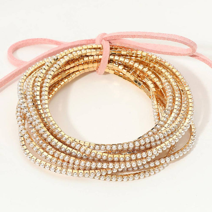 Layered Stretch Bracelets Set