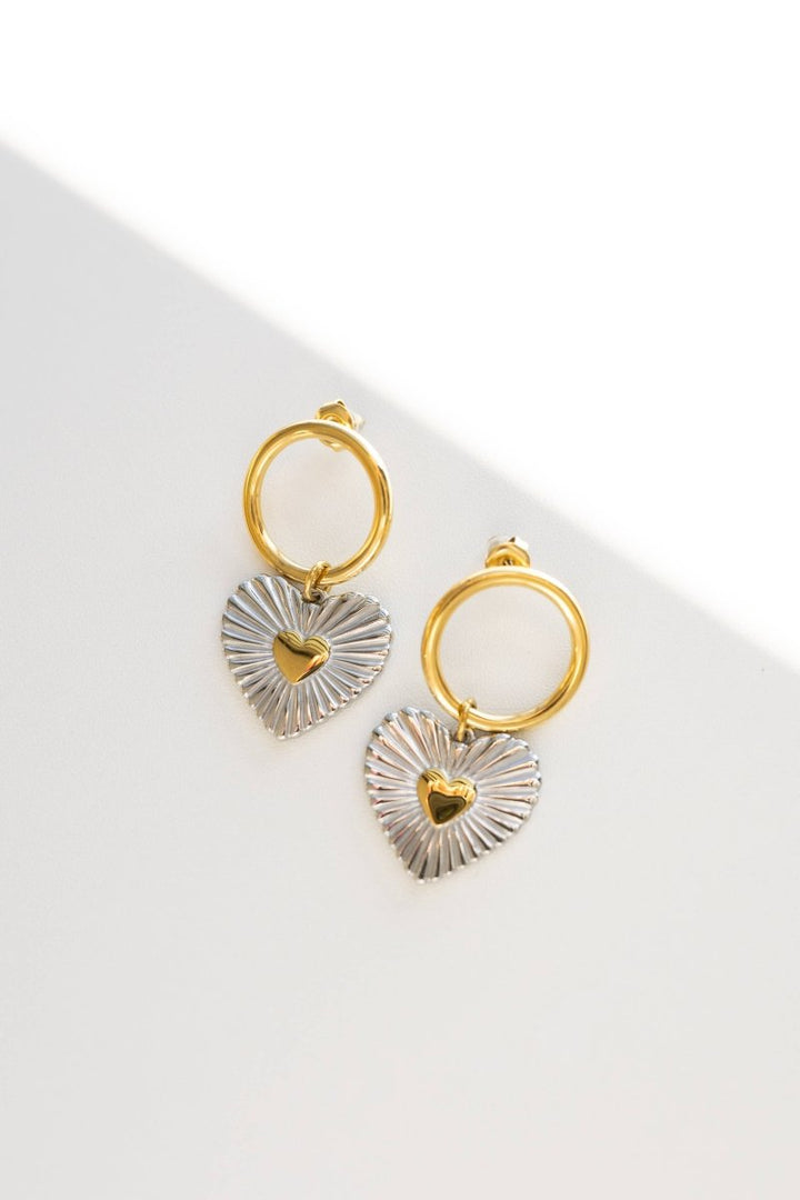 Mixed Feelings Heart Earrings - Modish Maven Boutique