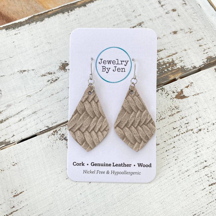 Pair of earrings on a &
