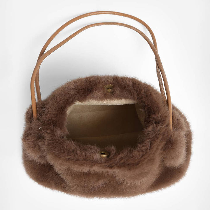 Faux Fur Mini Handbag - Modish Maven Boutique