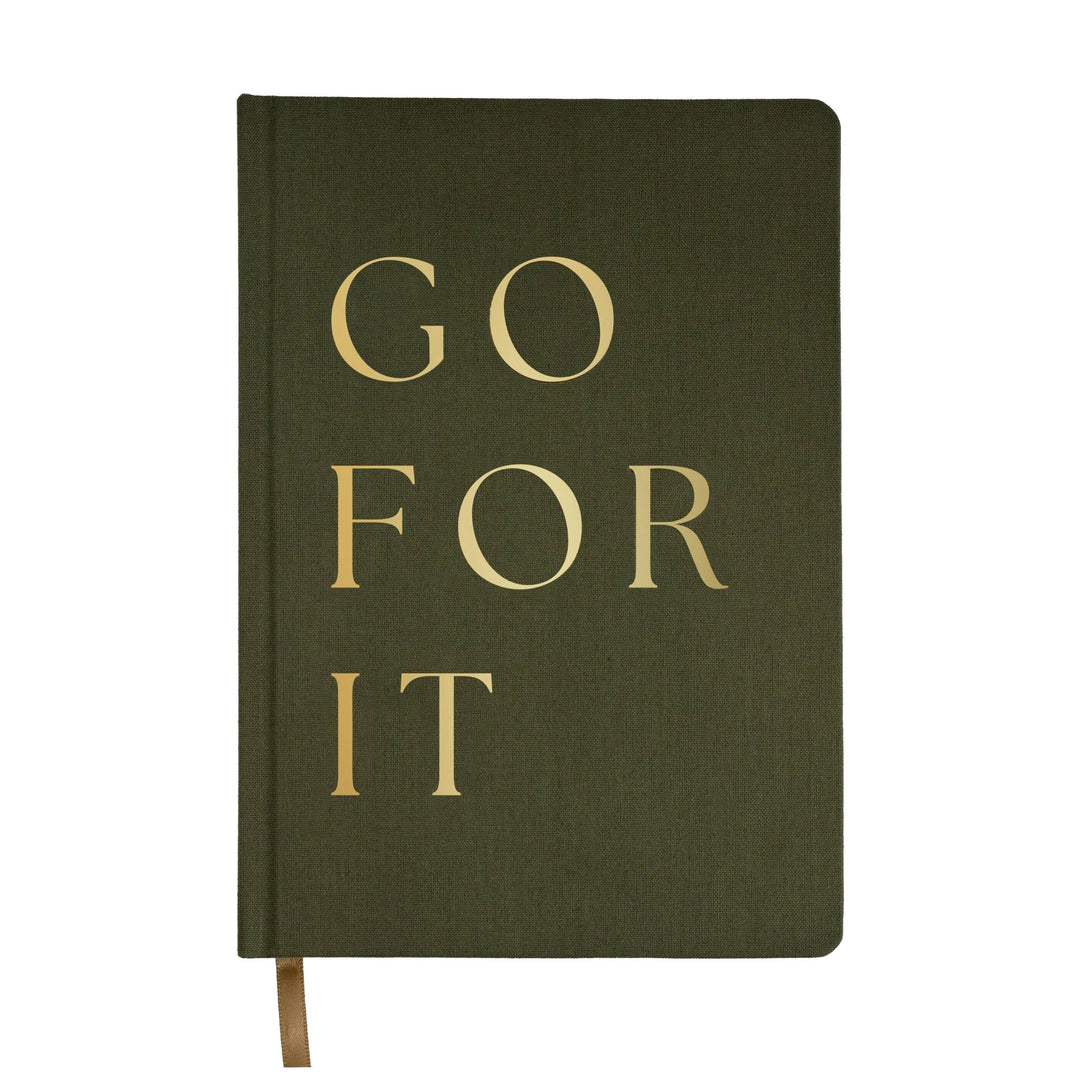 Go For It Fabric Journal - Home Decor & Gifts - Modish Maven Boutique