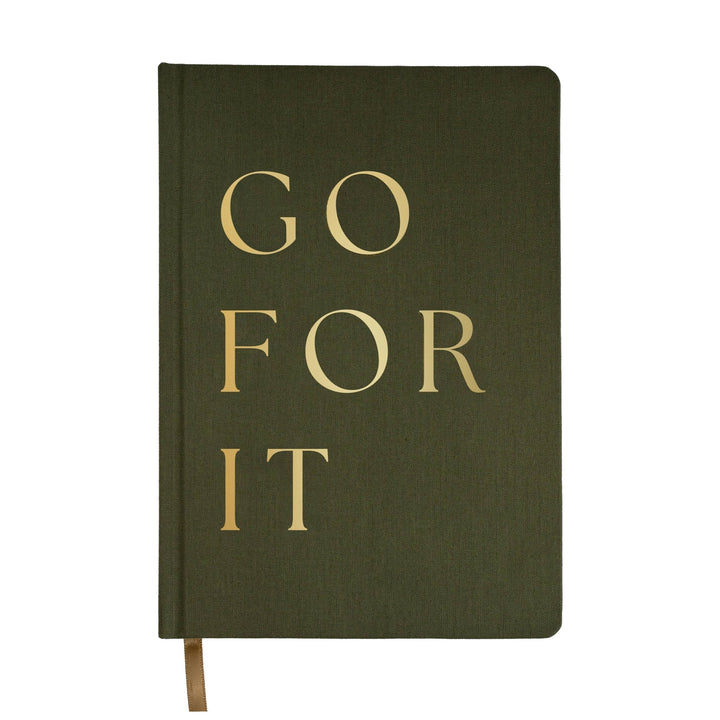 Go For It Fabric Journal - Home Decor &amp; Gifts - Modish Maven Boutique