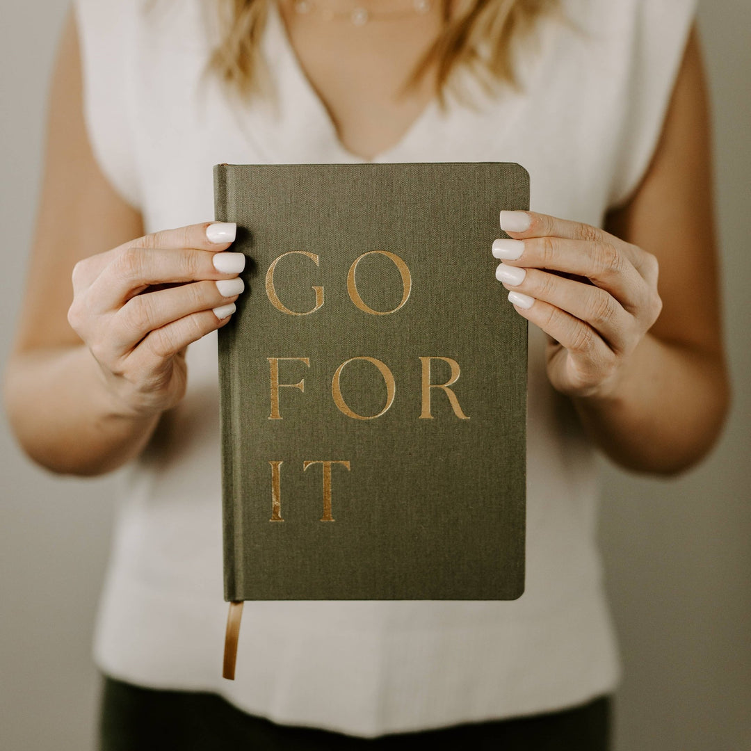 Go For It Fabric Journal - Home Decor &amp; Gifts - Modish Maven Boutique