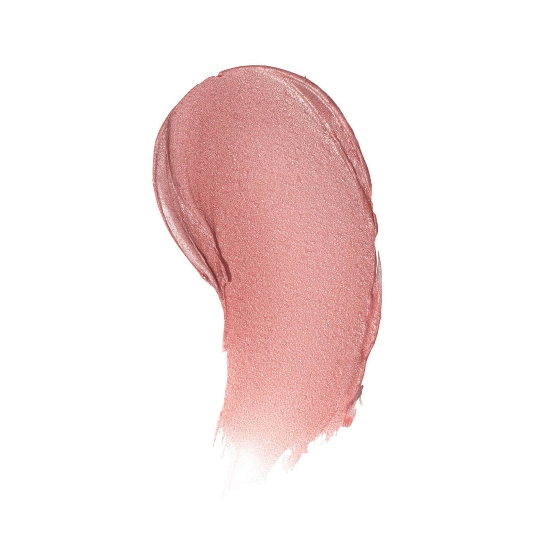 A creamy, color swatch of the Beverly Lip Tint spread on white background, showing the mauvy pink color and smooth texture.