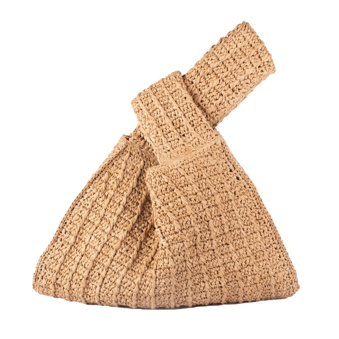 Lola Woven Straw Knot Handbag - Modish Maven Boutique