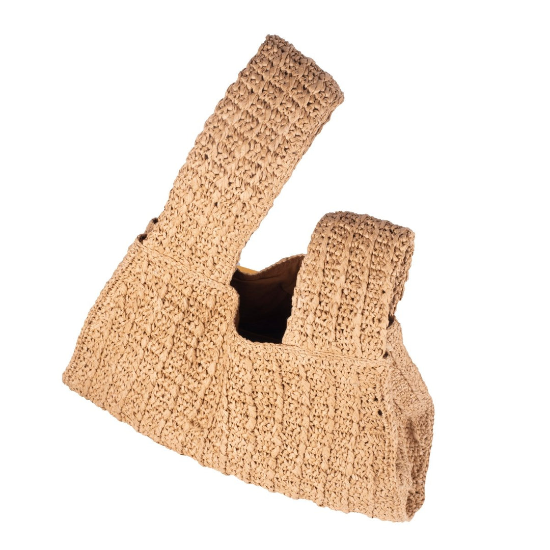 Lola Woven Straw Knot Handbag - Modish Maven Boutique