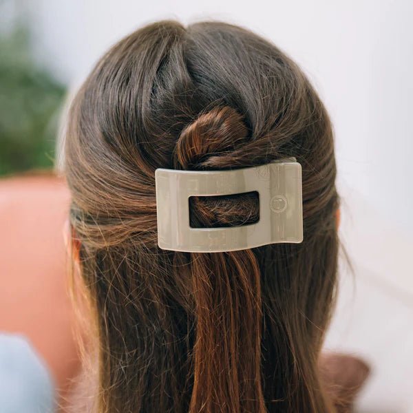 Rectangle Flat Hair Clip | Small - Modish Maven Boutique
