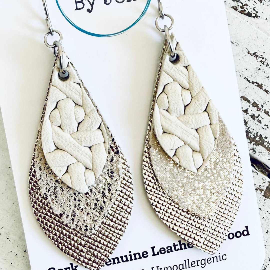 Pair of earrings on a &