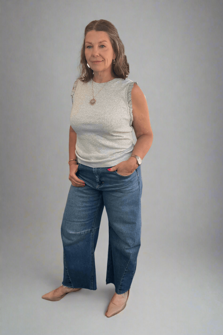 The Seamed Barrel Jean - Modish Maven Boutique
