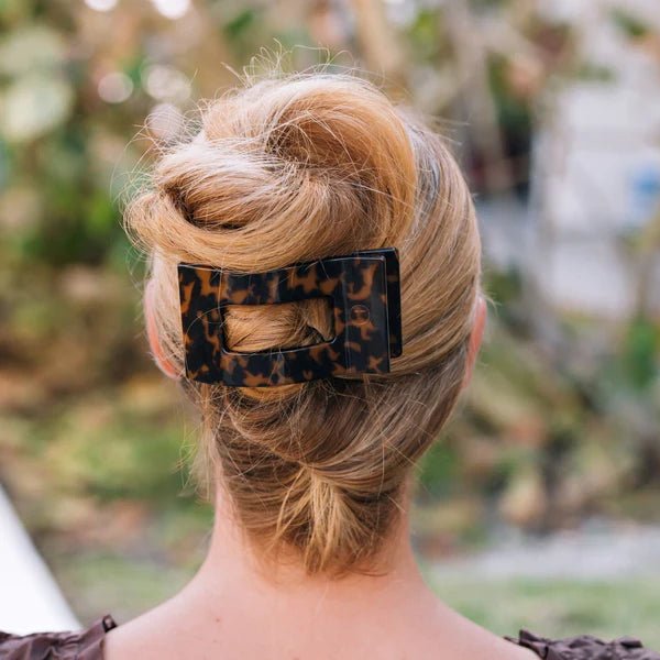 Rectangle Flat Hair Clip | Large - Modish Maven Boutique