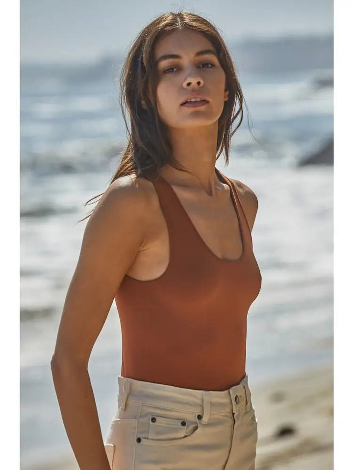 Seamless V-Neck Versatile Tank Top - Modish Maven Boutique
